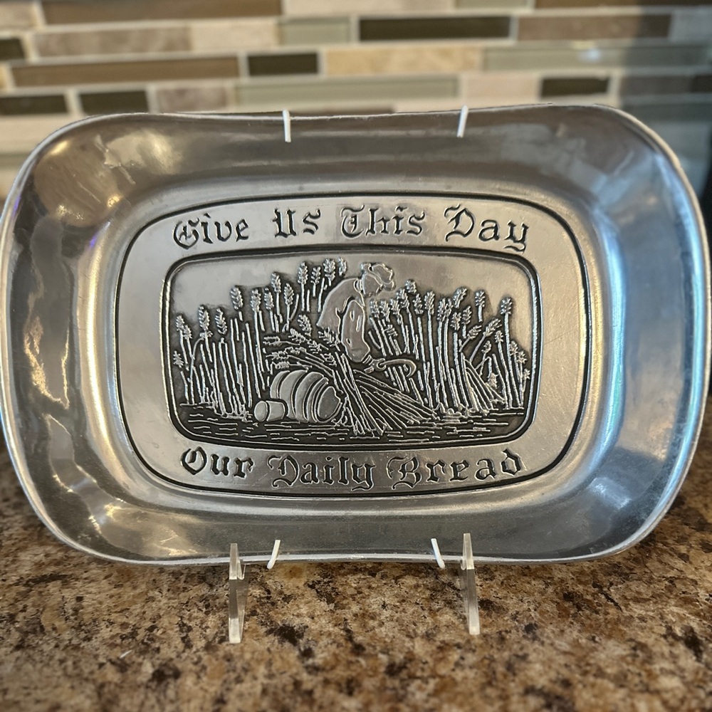 Wilton Armetale Silver Bread Tray